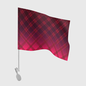 Флаг для автомобиля с принтом Геометрический абстрактный узо в Курске, 100% полиэстер | Размер: 30*21 см | абстрактный | геометрический | градиентный | клетчатый | красный | красный в клетку | плед | темный красный
