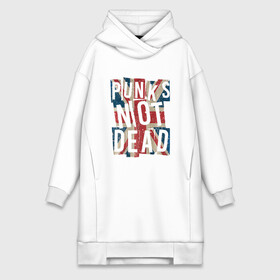 Платье-худи хлопок с принтом Punks not dead в Курске,  |  | alternative | music | punk | punks not dead | rock | альтернатива | музыка | панк | панки не умерают | панкс нот дэд | рок