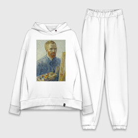 Женский костюм хлопок Oversize с принтом Ван Гог, автопортрет в Курске,  |  | art | portrait | van gogh | vincent van gogh | абстракционизм | арт | ван гог | винсент ван гог | импрессионизм | искусство | исторические личности | картина | картины маслом | краски | мольберт | портрет | рисунок