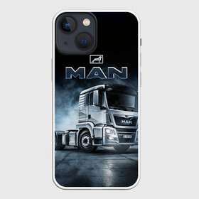 Чехол для iPhone 13 mini с принтом Man фура в Курске,  |  | man | man truck | man грузовик | truck | trucks | грузовик | грузовики | дальнобои | дальнобой | дальнобойщик | мен | мен грузовик | фура | фуры