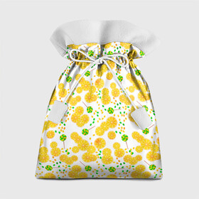 Подарочный 3D мешок с принтом Лимонная карамель  в Курске, 100% полиэстер | Размер: 29*39 см | детский | карамель | конфеты | лимон | лимонный узор | малышам | сладости | чупа чупс