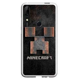 Чехол для Honor P Smart Z с принтом MINECRAFT TEXTURE IRON в Курске, Силикон | Область печати: задняя сторона чехла, без боковых панелей | creeper | game | minecraft | железо | игра | компьютерная | крипер | криппер | майн | майнкрафт | текстура