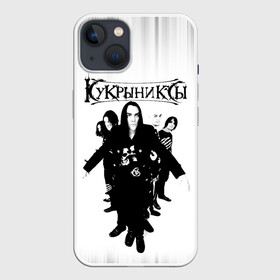 Чехол для iPhone 13 с принтом Группа Кукрыниксы в Курске,  |  | gorshenev | kukryniksy | rock group | алексей горшенёв | альтернативный | вагон | горшенев | горшок | готик | дмитрий оганян | игорь воронов | кукрыниксы | михаил фомин | панк | панкрок | постпанк | рок группа