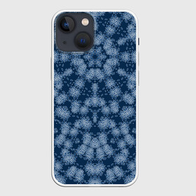Чехол для iPhone 13 mini с принтом Модный  абстрактный узор в Курске,  |  | калейдоскоп | летний | модный | молодежный | пляжный рисунок | синий | современный | цветочный орнамент