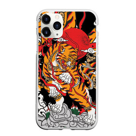 Чехол для iPhone 11 Pro матовый с принтом Самурайский тигр в Курске, Силикон |  | воин | год тигра | закат | крупная кошка | полосы | тигр | тигриная лапа | хищник