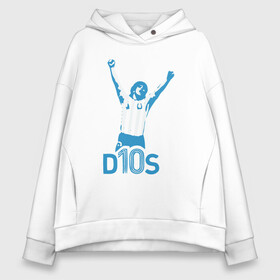 Женское худи Oversize хлопок с принтом Maradona - Dios в Курске, френч-терри — 70% хлопок, 30% полиэстер. Мягкий теплый начес внутри —100% хлопок | боковые карманы, эластичные манжеты и нижняя кромка, капюшон на магнитной кнопке | argentina | diego | football | maradona | messi | аргентина | гол | диего | игрок | марадона | месси | мяч | рука бога | спорт | футбол | футболист | чемпион