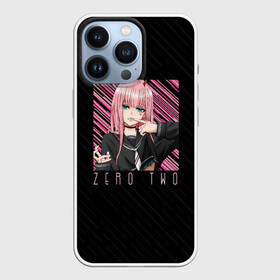 Чехол для iPhone 13 Pro с принтом Zero Two в квадрате в Курске,  |  | darling | darling in the franxx | zero two | вайфу | зеро ту | код 002 | любимый во франксе | франкс