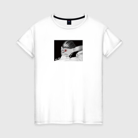 Женская футболка хлопок с принтом MAFIA 1 в Курске, 100% хлопок | прямой крой, круглый вырез горловины, длина до линии бедер, слегка спущенное плечо | art | bts | rm | кореец | парень | рисунок | рм