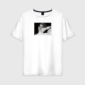 Женская футболка хлопок Oversize с принтом MAFIA 1 в Курске, 100% хлопок | свободный крой, круглый ворот, спущенный рукав, длина до линии бедер
 | art | bts | rm | кореец | парень | рисунок | рм
