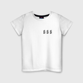 Детская футболка хлопок с принтом Морген 666 в Курске, 100% хлопок | круглый вырез горловины, полуприлегающий силуэт, длина до линии бедер | 666 | morgenshtern | морген | моргенштерн | реп | утренняя звезда