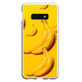 Чехол для Samsung S10E с принтом Банановый рай в Курске, Силикон | Область печати: задняя сторона чехла, без боковых панелей | банановый | бананы | желтый | кожура | фрукты