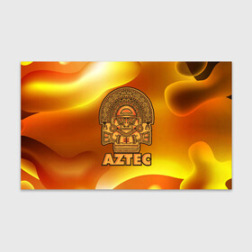 Бумага для упаковки 3D с принтом Aztec Ацтеки в Курске, пластик и полированная сталь | круглая форма, металлическое крепление в виде кольца | ацтеки | ацтекская империя | индеец | индейцы | символ | фигурка