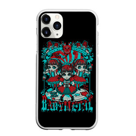 Чехол для iPhone 11 Pro матовый с принтом Blue BabyMetal в Курске, Силикон |  | alternative | baby metal | babymetal | metall | music | rock | альтернатива | каваий метал | металл | музыка | рок