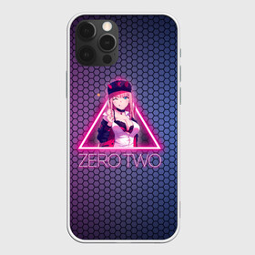 Чехол для iPhone 12 Pro Max с принтом Zero Two в треугольнике в Курске, Силикон |  | darling | darling in the franxx | zero two | вайфу | зеро ту | код 002 | любимый во франксе | франкс