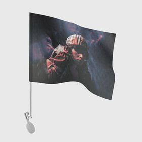 Флаг для автомобиля с принтом OG BUDA в Курске, 100% полиэстер | Размер: 30*21 см | buda | og buda | ог буда | реп | репер