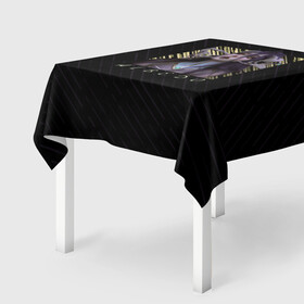 Скатерть 3D с принтом Альбедо Overlord в Курске, 100% полиэстер (ткань не мнется и не растягивается) | Размер: 150*150 см | albedo | overlord | альбедо | владыка | оверлорд | повелитель | суккуб