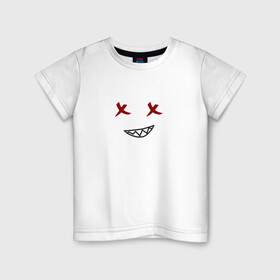 Детская футболка хлопок с принтом До безумия весело FCS в Курске, 100% хлопок | круглый вырез горловины, полуприлегающий силуэт, длина до линии бедер | fcs | tik tok | весело | мимика | смайлик | тик ток | улыбка