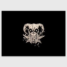 Поздравительная открытка с принтом BabyMetal в челюстях демона в Курске, 100% бумага | плотность бумаги 280 г/м2, матовая, на обратной стороне линовка и место для марки
 | alternative | baby metal | babymetal | demon | metall | music | rock | альтернатива | демон | каваий метал | металл | музыка | рок | череп