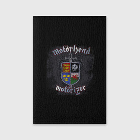 Обложка для паспорта матовая кожа с принтом Shield of Motorhead в Курске, натуральная матовая кожа | размер 19,3 х 13,7 см; прозрачные пластиковые крепления | Тематика изображения на принте: alternative | metall | motorhead | music | rock | альтернатива | металл | моторхед | моторхэд | музыка | рок