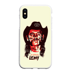 Чехол для iPhone XS Max матовый с принтом Zombie Lemmy в Курске, Силикон | Область печати: задняя сторона чехла, без боковых панелей | alternative | metall | motorhead | music | rock | альтернатива | лемми | металл | моторхед | моторхэд | музыка | рок