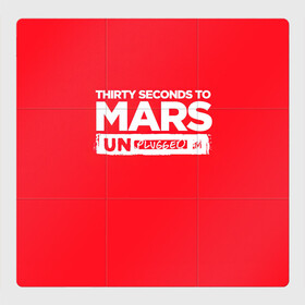 Магнитный плакат 3Х3 с принтом Thirty Seconds to Mars UN PLUGGED в Курске, Полимерный материал с магнитным слоем | 9 деталей размером 9*9 см | Тематика изображения на принте: 30 seconds to mars | 30 секунд до марса | 30 фстм | 30stm | 30сдм | jared leto | rock band | thirty seconds to mars | альтернативный | гранж | джаред лето | нео | пост | прогрессивный | рок группа | фети секондс ту марс | хард | шеннон