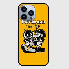 Чехол для iPhone 13 Pro с принтом Motorhead x Cuphead в Курске,  |  | Тематика изображения на принте: alternative | cuphead | metall | motorhead | music | rock | альтернатива | капхэд | лемми | металл | моторхед | моторхэд | музыка | рок