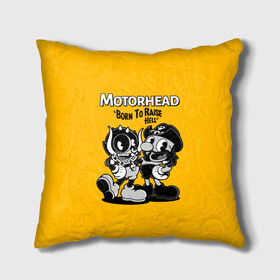 Подушка 3D с принтом Motorhead x Cuphead в Курске, наволочка – 100% полиэстер, наполнитель – холлофайбер (легкий наполнитель, не вызывает аллергию). | состоит из подушки и наволочки. Наволочка на молнии, легко снимается для стирки | Тематика изображения на принте: alternative | cuphead | metall | motorhead | music | rock | альтернатива | капхэд | лемми | металл | моторхед | моторхэд | музыка | рок