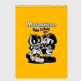 Скетчбук с принтом Motorhead x Cuphead в Курске, 100% бумага
 | 48 листов, плотность листов — 100 г/м2, плотность картонной обложки — 250 г/м2. Листы скреплены сверху удобной пружинной спиралью | alternative | cuphead | metall | motorhead | music | rock | альтернатива | капхэд | лемми | металл | моторхед | моторхэд | музыка | рок