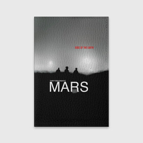 Обложка для паспорта матовая кожа с принтом Thirty Seconds to Mars - Edge of the Earth в Курске, натуральная матовая кожа | размер 19,3 х 13,7 см; прозрачные пластиковые крепления | Тематика изображения на принте: 30 seconds to mars | 30 секунд до марса | 30 фстм | 30stm | 30сдм | jared leto | rock band | thirty seconds to mars | альтернативный | гранж | джаред лето | нео | пост | прогрессивный | рок группа | фети секондс ту марс | хард | шеннон