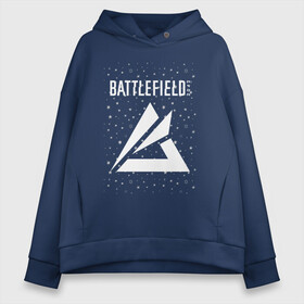 Женское худи Oversize хлопок с принтом Battlefield Portal - Stars в Курске, френч-терри — 70% хлопок, 30% полиэстер. Мягкий теплый начес внутри —100% хлопок | боковые карманы, эластичные манжеты и нижняя кромка, капюшон на магнитной кнопке | 2042 | battle | battlefield | fps | game | games | logo | portal | royale | shooter | батлфилд | битва | звезды | игра | игры | королевская | космос | лого | портал | шутер