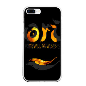 Чехол для iPhone 7Plus/8 Plus матовый с принтом Ori and the Will of the Wisps в Курске, Силикон | Область печати: задняя сторона чехла, без боковых панелей | Тематика изображения на принте: adventure | computer game | golden feather | ori | ori and the will of the wisps | spirit of the forest | дух леса | золотое перо | компьютерная игра | ори | ори и блуждающие огоньки | приключения