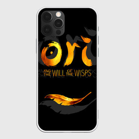 Чехол для iPhone 12 Pro с принтом Ori and the Will of the Wisps в Курске, силикон | область печати: задняя сторона чехла, без боковых панелей | Тематика изображения на принте: adventure | computer game | golden feather | ori | ori and the will of the wisps | spirit of the forest | дух леса | золотое перо | компьютерная игра | ори | ори и блуждающие огоньки | приключения