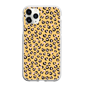 Чехол для iPhone 11 Pro Max матовый с принтом Желтый леопардовый принт в Курске, Силикон |  | Тематика изображения на принте: желтый | леопардовый принт | паттерн | пятна | пятнистый | розовый | текстура