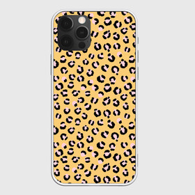 Чехол для iPhone 12 Pro Max с принтом Желтый леопардовый принт в Курске, Силикон |  | Тематика изображения на принте: желтый | леопардовый принт | паттерн | пятна | пятнистый | розовый | текстура