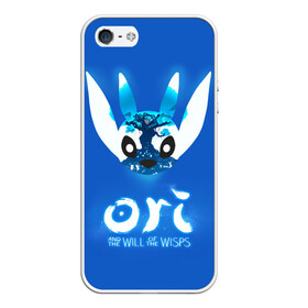 Чехол для iPhone 5/5S матовый с принтом Ori and the Will of the Wisps в Курске, Силикон | Область печати: задняя сторона чехла, без боковых панелей | adventure | computer game | head | ori | ori and the will of the wisps | spirit of the forest | tree | голова | дерево | дух леса | компьютерная игра | ори | ори и блуждающие огоньки | приключения