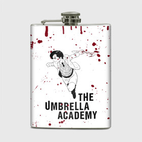 Фляга с принтом Number 5 | The Umbrella Academy (Z) в Курске, металлический корпус | емкость 0,22 л, размер 125 х 94 мм. Виниловая наклейка запечатывается полностью | 5 | dark horse comics | netflix | number 5 | the umbrella academy | umbrella | академия амбрелла | комикс | комильфо | номер 5 | реджинальд харгривз | харгривз | хэйзел