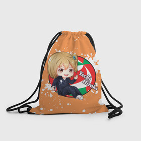 Рюкзак-мешок 3D с принтом Yachi Hitoka | Haikyu | Волейбол (Z) в Курске, 100% полиэстер | плотность ткани — 200 г/м2, размер — 35 х 45 см; лямки — толстые шнурки, застежка на шнуровке, без карманов и подкладки | haikuu | haikyu | haikyuu | yachi hitoka | волейбол | спортивная манга | хайку | хайкю