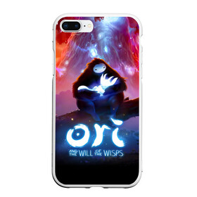 Чехол для iPhone 7Plus/8 Plus матовый с принтом Ori and the Will of the Wisps в Курске, Силикон | Область печати: задняя сторона чехла, без боковых панелей | Тематика изображения на принте: adventure | asleep | forest spirit | naru | night | ori and the will of the wisps | orient | pc game | volcanic eruption | дух леса | извержение вулкана | компьютерная игра | нару | ночь | ори | ори и блуждающие огоньки | приключения | спит