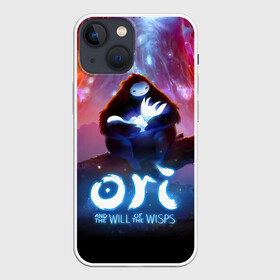 Чехол для iPhone 13 mini с принтом Ori and the Will of the Wisps в Курске,  |  | adventure | asleep | forest spirit | naru | night | ori and the will of the wisps | orient | pc game | volcanic eruption | дух леса | извержение вулкана | компьютерная игра | нару | ночь | ори | ори и блуждающие огоньки | приключения | спит