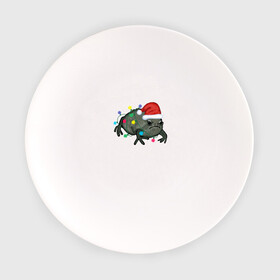 Тарелка с принтом Недовольная лягуха в Новый Год в Курске, фарфор | диаметр - 210 мм
диаметр для нанесения принта - 120 мм | frog | иллюстрация | лягуха | лягушка | лягушка в колпаке санта клауса | лягушка в лампочках | недовольная лягушка | новогодний | новый год | праздничная лягушка | рисунок | черная дождевая лягушка