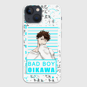 Чехол для iPhone 13 mini с принтом ТООРУ ОЙКАВА   OIKAWA TORU в Курске,  |  | anime | aoba johsai. | haikyu | manga | oikawa toru | аниме | аобаджосай | волейбол | герой | манга | персонаж | тоору ойкава