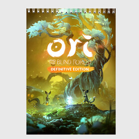 Скетчбук с принтом Ori and the Will of the Wisps в Курске, 100% бумага
 | 48 листов, плотность листов — 100 г/м2, плотность картонной обложки — 250 г/м2. Листы скреплены сверху удобной пружинной спиралью | adventure | forest spirit | night | ori | ori and the will of the wisps | pc game | shimmer | tree | дерево | дух леса | компьютерная игра | мерцание | ночь | ори | ори и блуждающие огоньки | приключения