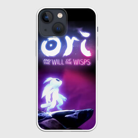 Чехол для iPhone 13 mini с принтом Ori and the Will of the Wisps в Курске,  |  | adventure | computer game | looks to the sky | ori | ori and the will of the wisps | spirit of the forest | в небо | дух леса | компьютерная игра | ори | ори и блуждающие огоньки | приключения | смотрит