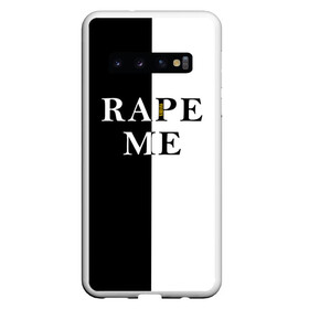 Чехол для Samsung Galaxy S10 с принтом Rape Me | Kurt Cobain (+спина) (Z) в Курске, Силикон | Область печати: задняя сторона чехла, без боковых панелей | Тематика изображения на принте: cobain | kurt | kurt donald cobain | nirvana | rape me | rock | smile | альтернативный рок | гранж | дэйв грол | крист новоселич | курт кобейн | нирвана | рок | смайл