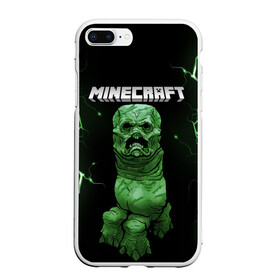 Чехол для iPhone 7Plus/8 Plus матовый с принтом CREEPER 3D | MINECRAFT 3D (Z) в Курске, Силикон | Область печати: задняя сторона чехла, без боковых панелей | Тематика изображения на принте: block | creeper | cube | minecraft | minecraft nature | minecraft skin | minectaft skins | mobs | pixel | tnt | underground | блок | геометрия | крафт | крипер | кубики | майнкрафт | пиксели | тнт