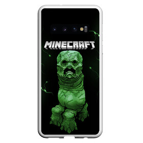 Чехол для Samsung Galaxy S10 с принтом CREEPER 3D | MINECRAFT 3D (Z) в Курске, Силикон | Область печати: задняя сторона чехла, без боковых панелей | Тематика изображения на принте: block | creeper | cube | minecraft | minecraft nature | minecraft skin | minectaft skins | mobs | pixel | tnt | underground | блок | геометрия | крафт | крипер | кубики | майнкрафт | пиксели | тнт