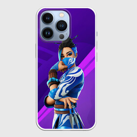 Чехол для iPhone 13 Pro с принтом Fortnite Blue Jade в Курске,  |  | art | blue jade | character | fortnite | game | skin | арт | игра | персонаж | синяя джейд | скин | фортнайт