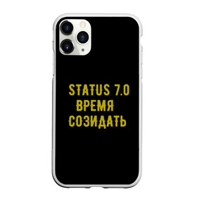 Чехол для iPhone 11 Pro Max матовый с принтом Моя коллекция Status 3 в Курске, Силикон |  | время созидать | добрые дела | настояший человек | реальные люди