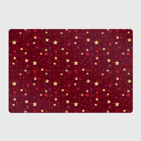 Магнитный плакат 3Х2 с принтом Россыпи золотых звезд в Курске, Полимерный материал с магнитным слоем | 6 деталей размером 9*9 см | блеск | блестящий | детский | звезды | золото | золотой и красный | красный | модный