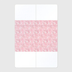 Магнитный плакат 2Х3 с принтом Нежно розовые цветы с блеском в Курске, Полимерный материал с магнитным слоем | 6 деталей размером 9*9 см | блеск | блестки | детский | золото | малышам | нежно розовый | розовые цветы | розовый и золотой